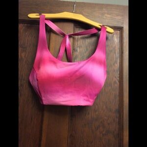 Athleta Vibrant Pink Bikini Top